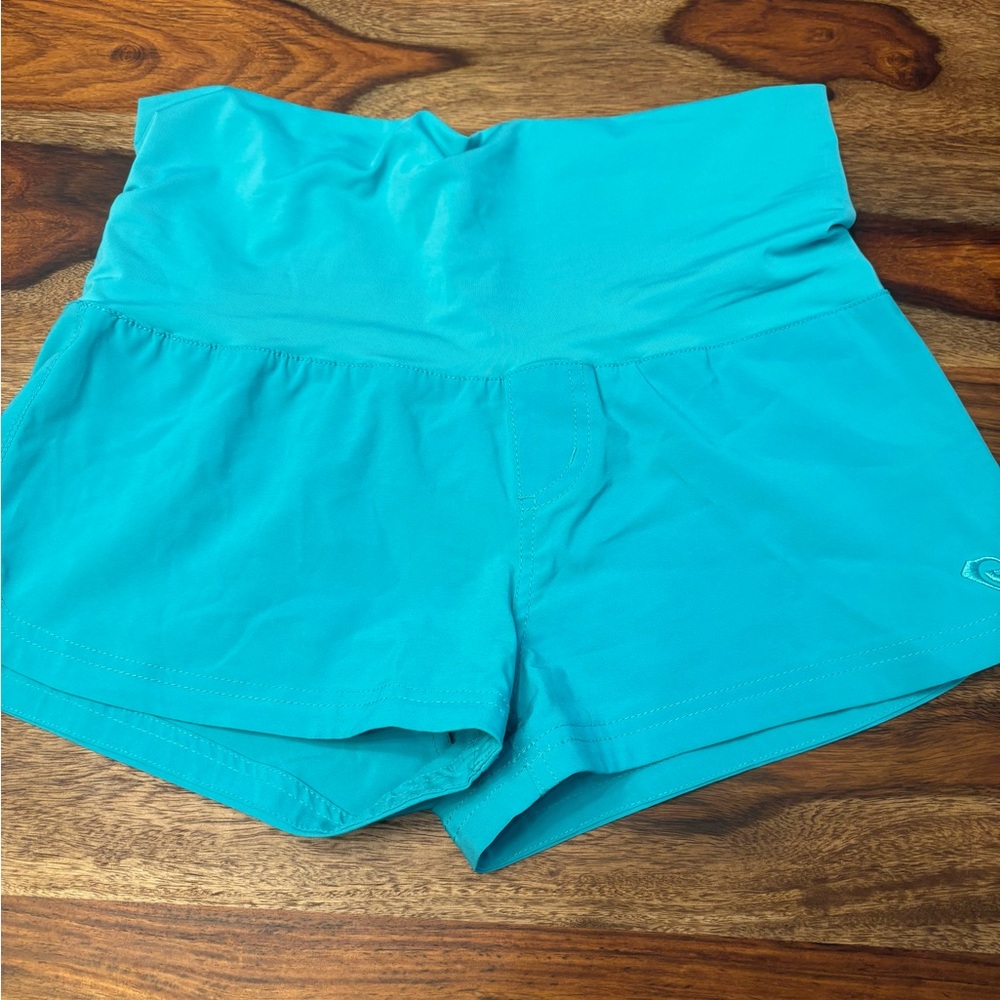 Roxy Blue High Waist Athletic Shorts